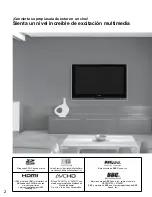 Предварительный просмотр 2 страницы Panasonic TH50PZ750U - 50" Plasma TV Manual De Instrucciones