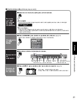 Предварительный просмотр 21 страницы Panasonic TH50PZ750U - 50" Plasma TV Manual De Instrucciones