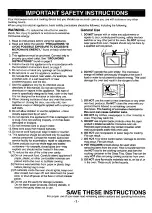 Preview for 4 page of Panasonic The Genius Premier 1000 Operating Instructions Manual