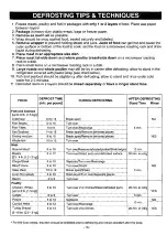 Preview for 12 page of Panasonic The Genius Premier 1000 Operating Instructions Manual