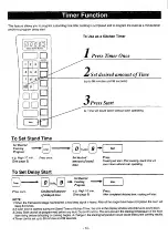 Preview for 16 page of Panasonic The Genius Premier 1000 Operating Instructions Manual