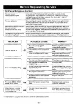 Preview for 40 page of Panasonic The Genius Premier 1000 Operating Instructions Manual