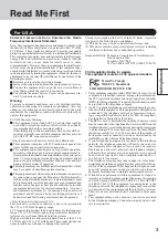 Preview for 3 page of Panasonic Toughbook CF-18BCAGCMM Operating Instructions Manual