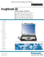 Предварительный просмотр 1 страницы Panasonic Toughbook CF-30CTQAZBM Brochure