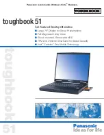 Предварительный просмотр 1 страницы Panasonic Toughbook CF-51PF66EBM Specifications