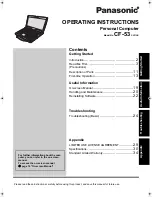 Preview for 1 page of Panasonic Toughbook CF-53AAGZX1M Operating Instructions Manual