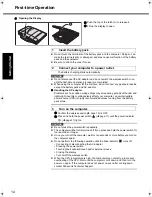 Preview for 14 page of Panasonic Toughbook CF-53AAGZX1M Operating Instructions Manual