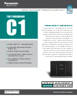 Preview for 1 page of Panasonic Toughbook CF-C1ADAAZ6M Specifications