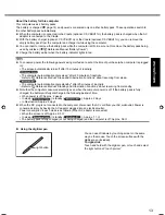 Предварительный просмотр 13 страницы Panasonic Toughbook CF-H1ADBBZCM Operating Instructions Manual