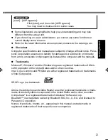 Preview for 3 page of Panasonic Toughbook CF-U1A1B1G2M Operating Instructions Manual