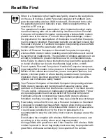 Предварительный просмотр 8 страницы Panasonic Toughbook CF-U1A1B1G2M Operating Instructions Manual