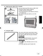 Preview for 23 page of Panasonic Toughbook CF-U1A1B1G2M Operating Instructions Manual