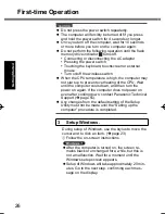 Preview for 26 page of Panasonic Toughbook CF-U1A1B1G2M Operating Instructions Manual