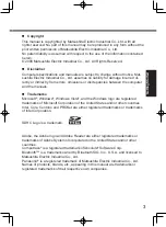 Preview for 3 page of Panasonic Toughbook CF-U1AQB1G2M Operating Instructions Manual