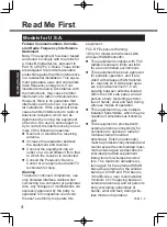 Preview for 4 page of Panasonic Toughbook CF-U1AQB1G2M Operating Instructions Manual