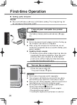 Preview for 24 page of Panasonic Toughbook CF-U1AQB1G2M Operating Instructions Manual