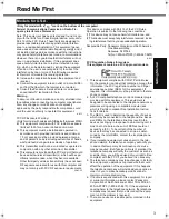 Preview for 3 page of Panasonic Toughbook CF-Y5LWEZZBM Operating Instructions Manual