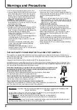 Preview for 4 page of Panasonic TX-15LV1 Operating Instructions Manual