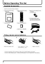 Preview for 6 page of Panasonic TX-15LV1 Operating Instructions Manual