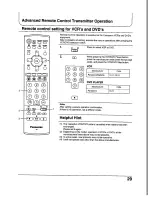 Preview for 29 page of Panasonic TX-21PS52Z Operating	 Instruction