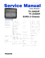 Предварительный просмотр 3 страницы Panasonic TX-29AD3P Service Manual