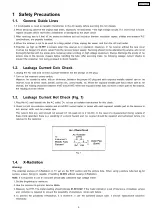 Предварительный просмотр 3 страницы Panasonic TX-29FX25RF Service Manual