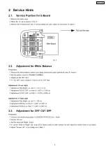 Предварительный просмотр 5 страницы Panasonic TX-29FX25RF Service Manual