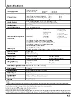 Preview for 43 page of Panasonic TX-29P300K Operating Instructions Manual