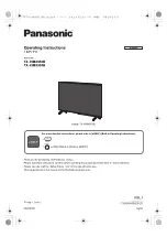 Panasonic TX-55MX950B Operating Instructions Manual предпросмотр