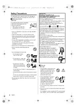 Preview for 4 page of Panasonic TX-55MX950B Operating Instructions Manual