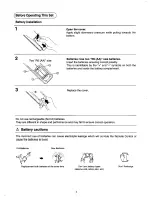 Preview for 4 page of Panasonic TX-60P22Z Operating	 Instruction