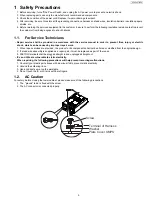 Предварительный просмотр 5 страницы Panasonic UF-5500 Service Manual