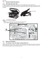 Предварительный просмотр 6 страницы Panasonic UF-5500 Service Manual