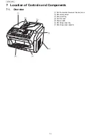 Предварительный просмотр 74 страницы Panasonic UF-5500 Service Manual