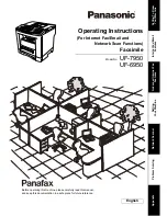 Panasonic UF-6950 - Panafax - Multifunction Network Manual preview