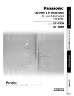 Panasonic UF-6950 - Panafax - Multifunction Supplementary Manual preview