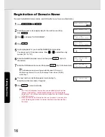 Preview for 16 page of Panasonic UF-6950 - Panafax - Multifunction Supplementary Manual