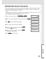 Предварительный просмотр 27 страницы Panasonic UF-6950 - Panafax - Multifunction Supplementary Manual