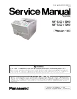 Preview for 1 page of Panasonic UF-8300 Service Manual