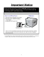 Preview for 4 page of Panasonic UF-8300 Service Manual