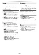 Preview for 31 page of Panasonic UltraHD DP-UB450 Operating Instructions Manual