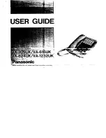 Panasonic VA-309UK User Manual preview