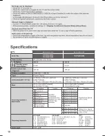 Preview for 18 page of Panasonic VIERA ST60M Operating Instructions Manual