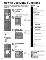 Preview for 24 page of Panasonic Viera TC-26LX70 Operating Instructions Manual