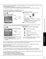 Preview for 27 page of Panasonic Viera TC-26LX70 Operating Instructions Manual