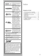 Preview for 3 page of Panasonic Viera TC-50LE64 Manual De Usuario