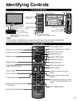 Preview for 11 page of Panasonic Viera TC-50PS14 Operating Instructions Manual