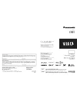 Предварительный просмотр 1 страницы Panasonic Viera TC-P42GT25 Quick Start Manual