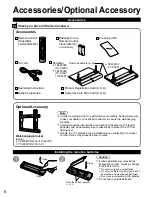 Preview for 8 page of Panasonic Viera TC-P46S1 Operating Instructions Manual