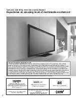 Предварительный просмотр 2 страницы Panasonic Viera TC-P46U1 Operating Instructions Manual